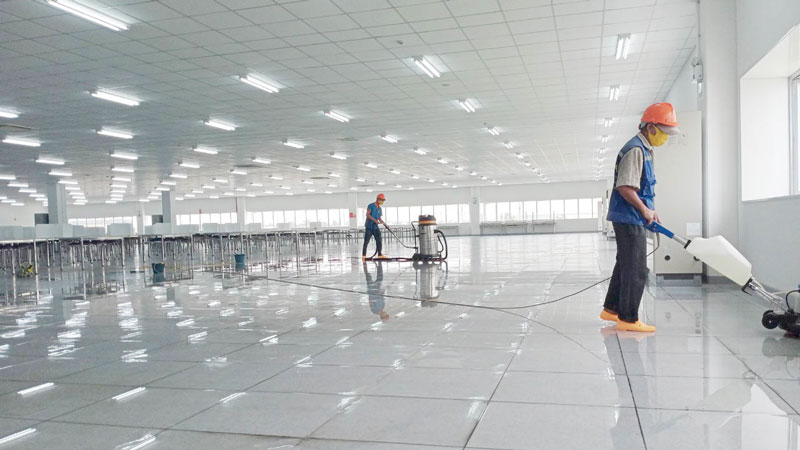 Vệ sinh nhà máy Toyoda Gosei Thái Bình