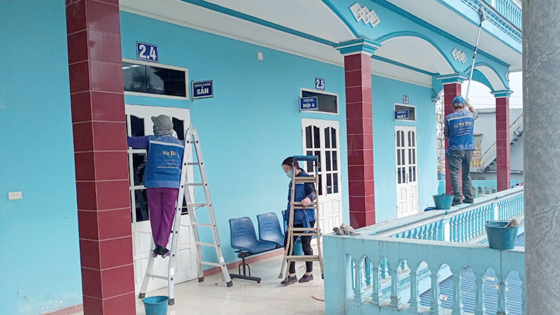 Vệ sinh phòng khám đa khoa Đức Sinh