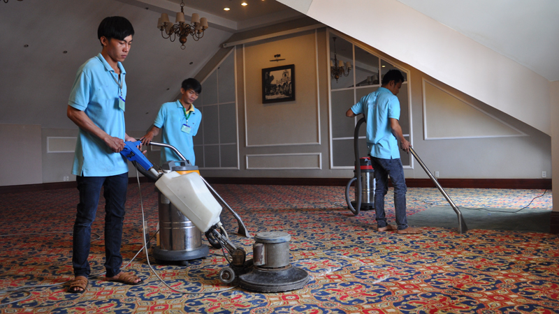 Phương pháp giặt thảm chuyên nghiệp